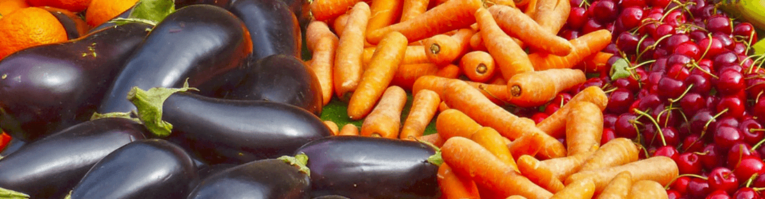 Inhoud van een groentebox en fruitbox