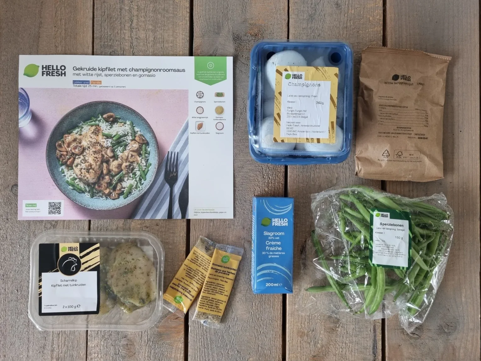 Gekruide kipfilet HelloFresh met Champignon roomsaus