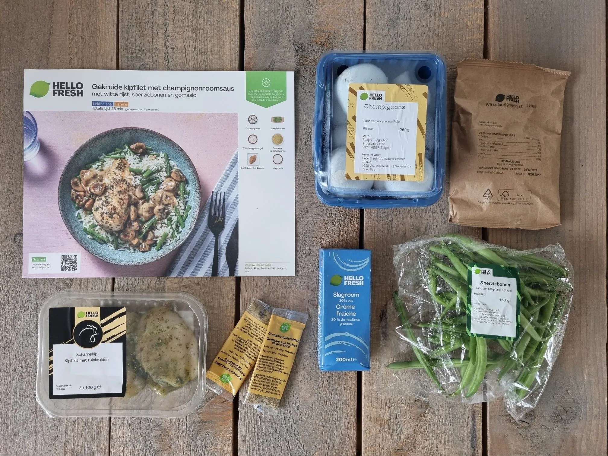 Gekruide kipfilet met champignonroomsaus van HelloFresh