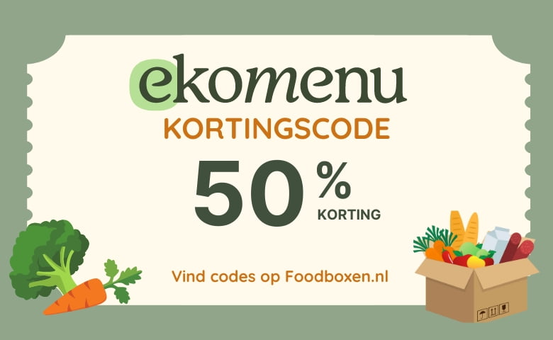 Ekomenu kortingscode Foodboxen.nl