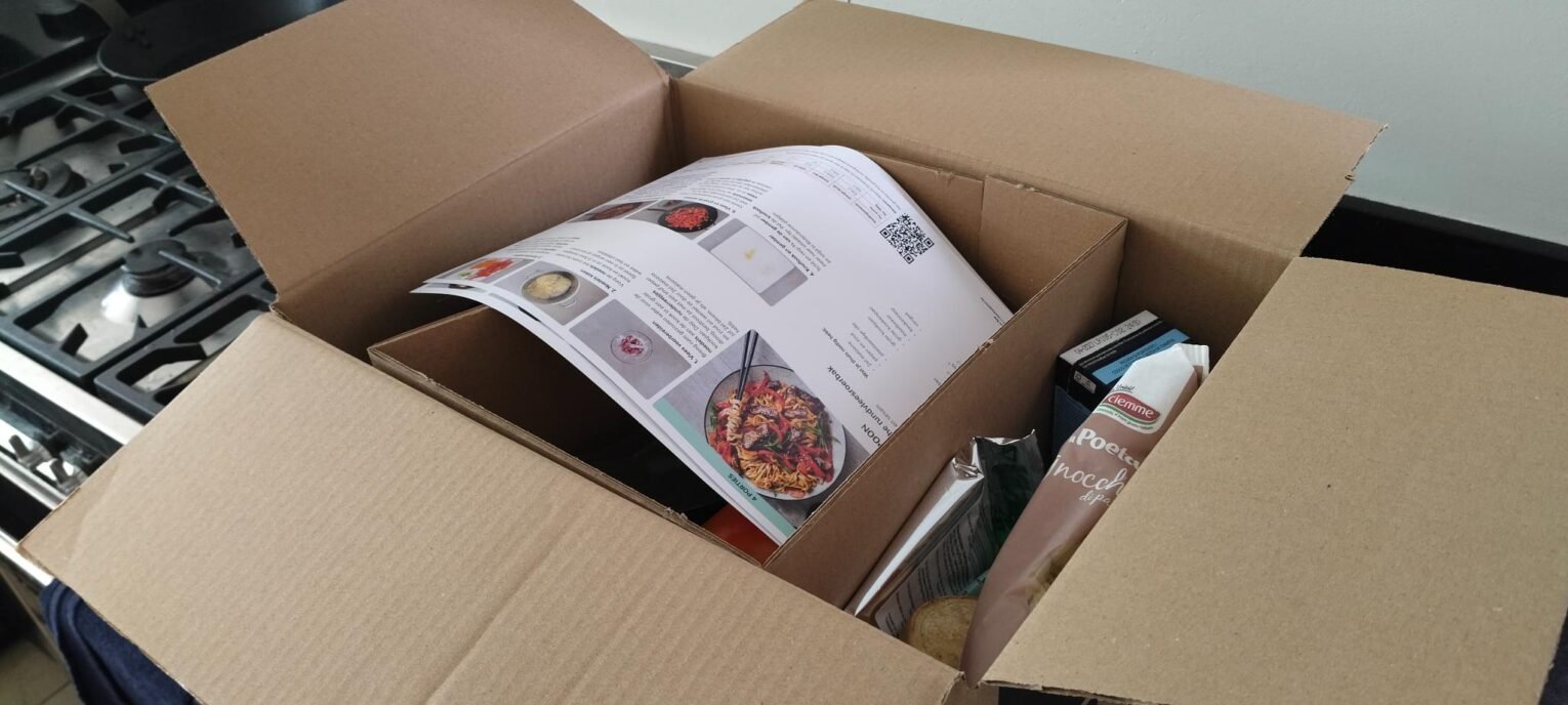 Marley Spoon box in de keuken (1)