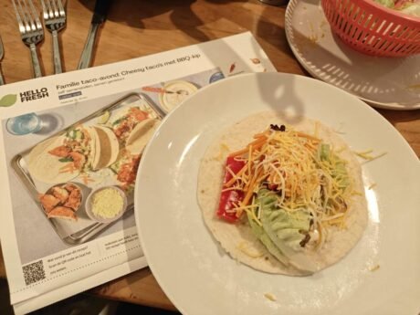 Cheesy taco's van HelloFresh voor de familie-taco-avond