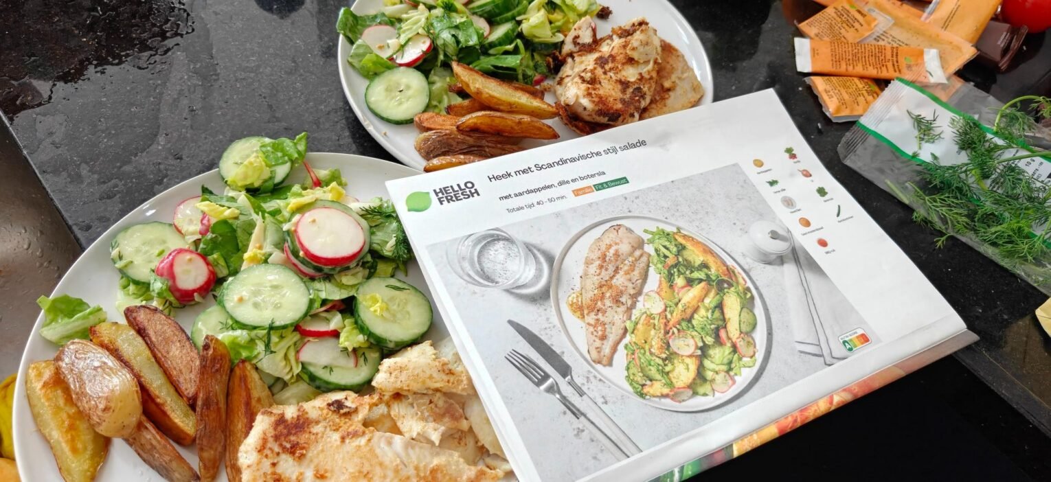 Heek Scandinavisch, op ons bord net wat anders dan op de receptkaart