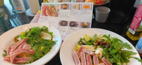 Siciliaanse tonijnsteak met bulgur en sinaasappel-witlofsalade van Marley Spoon
