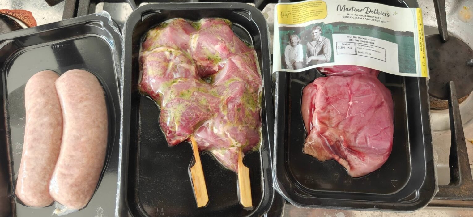 Marley Spoon BBQ-pakket met vlees, burgerbroodjes, courgette en paprika
